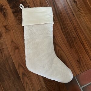 Pottery Barn Furry Stocking